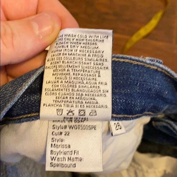 Wildfox Marissa Boyfriend Fit Blue Distressed Denim Jeans Festival Casual Boho - Picture 11 of 11